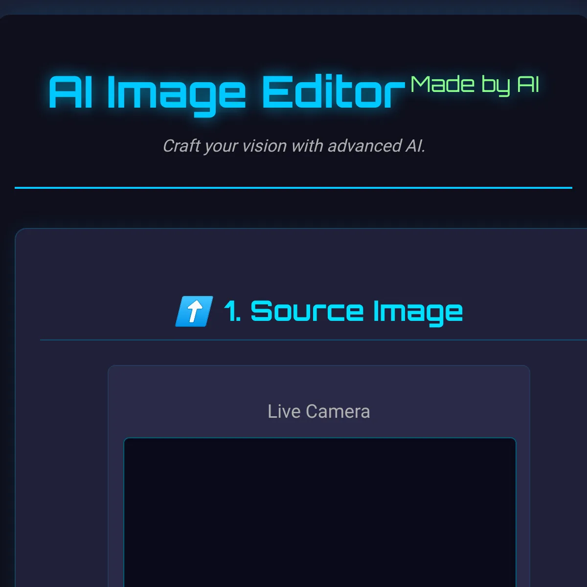 AI Image editor