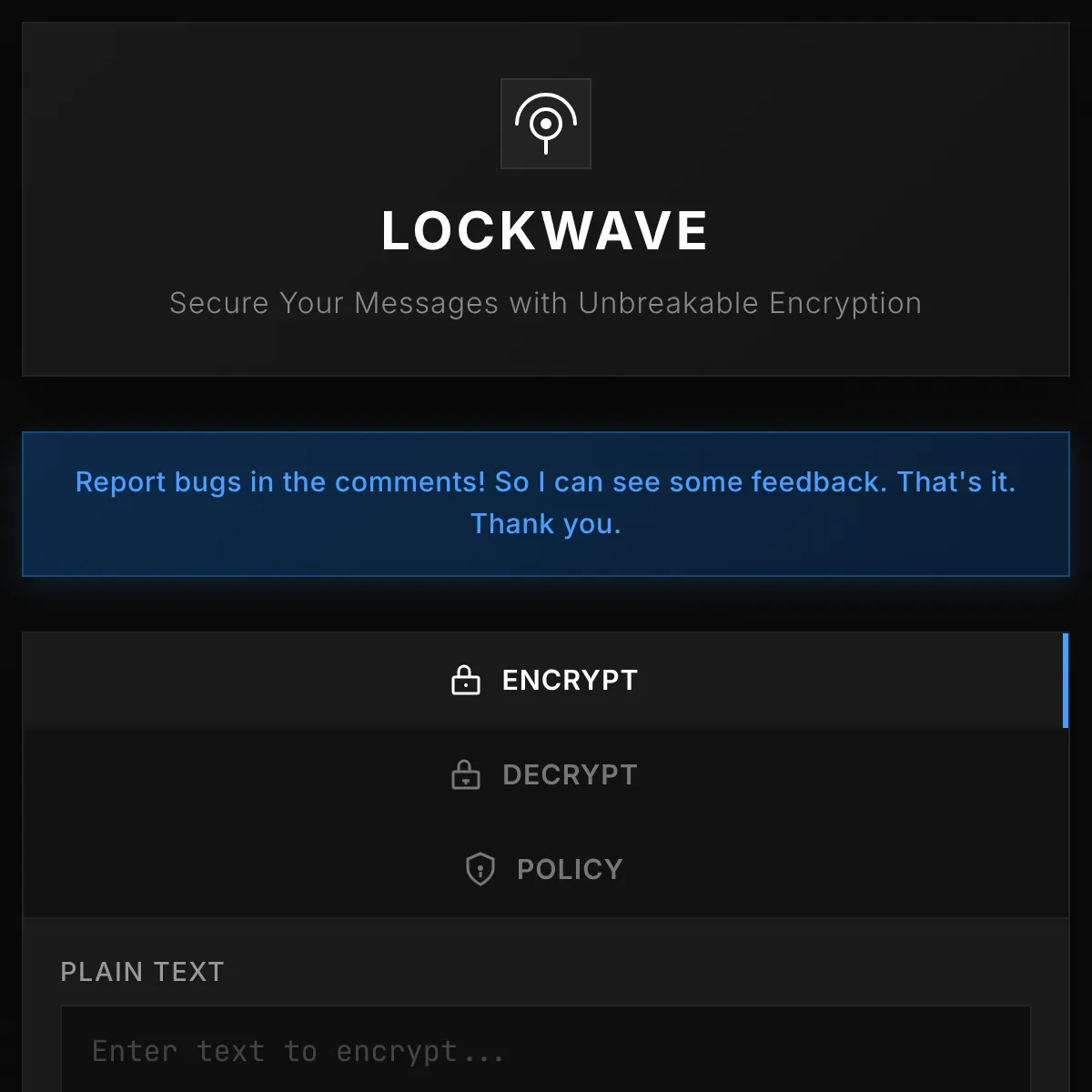 the project is loading