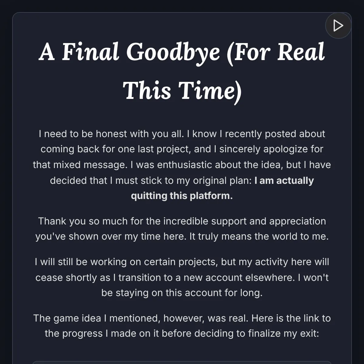 the project is loading