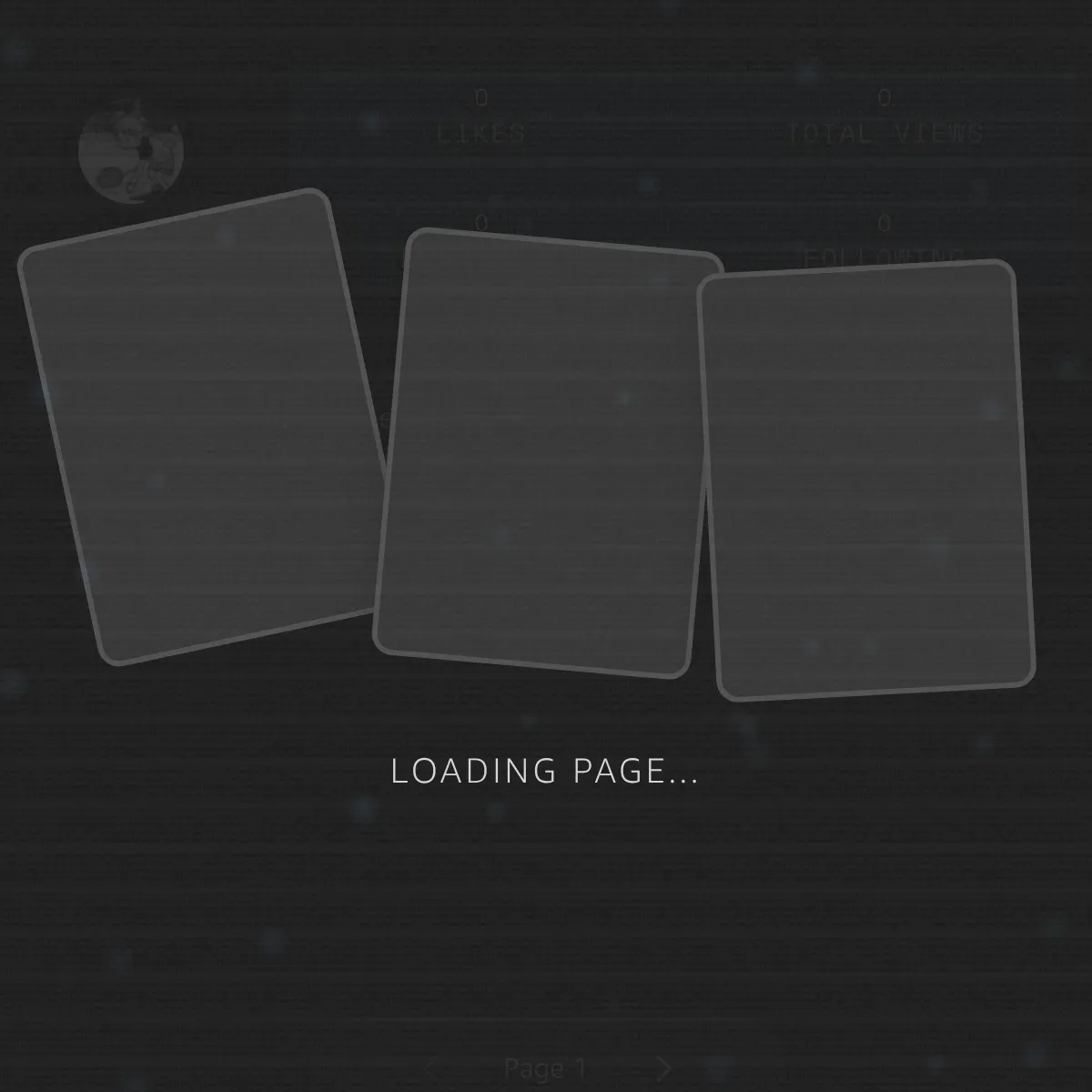 the project is loading