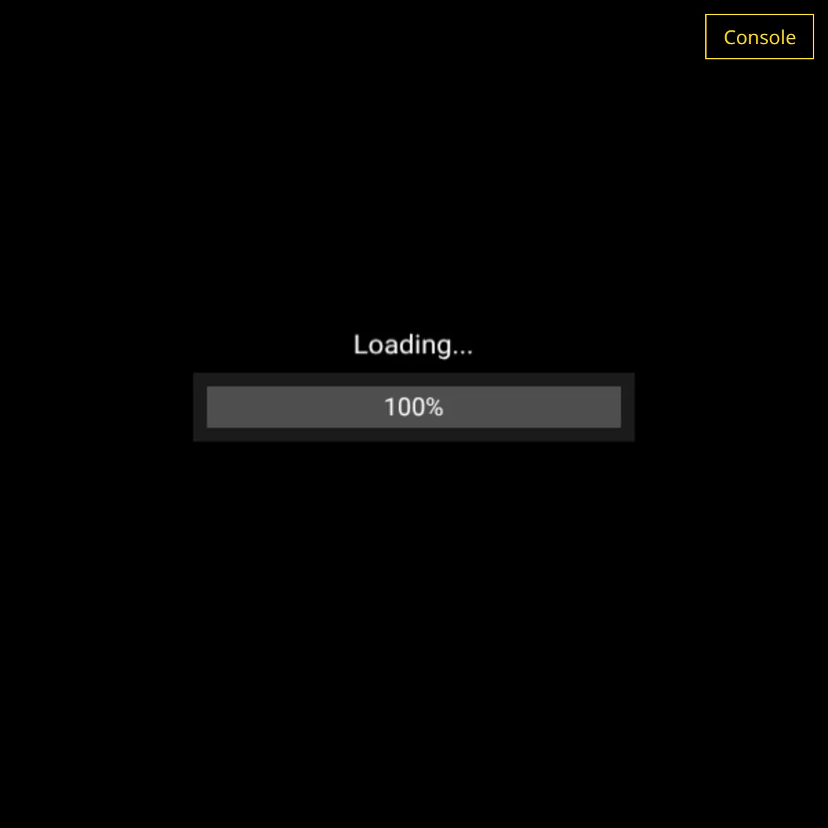the project is loading