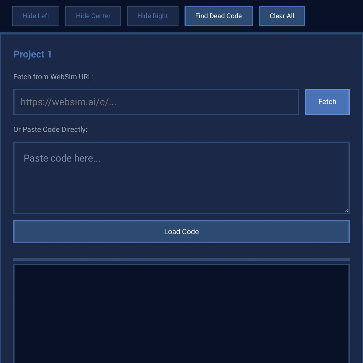 the project is loading