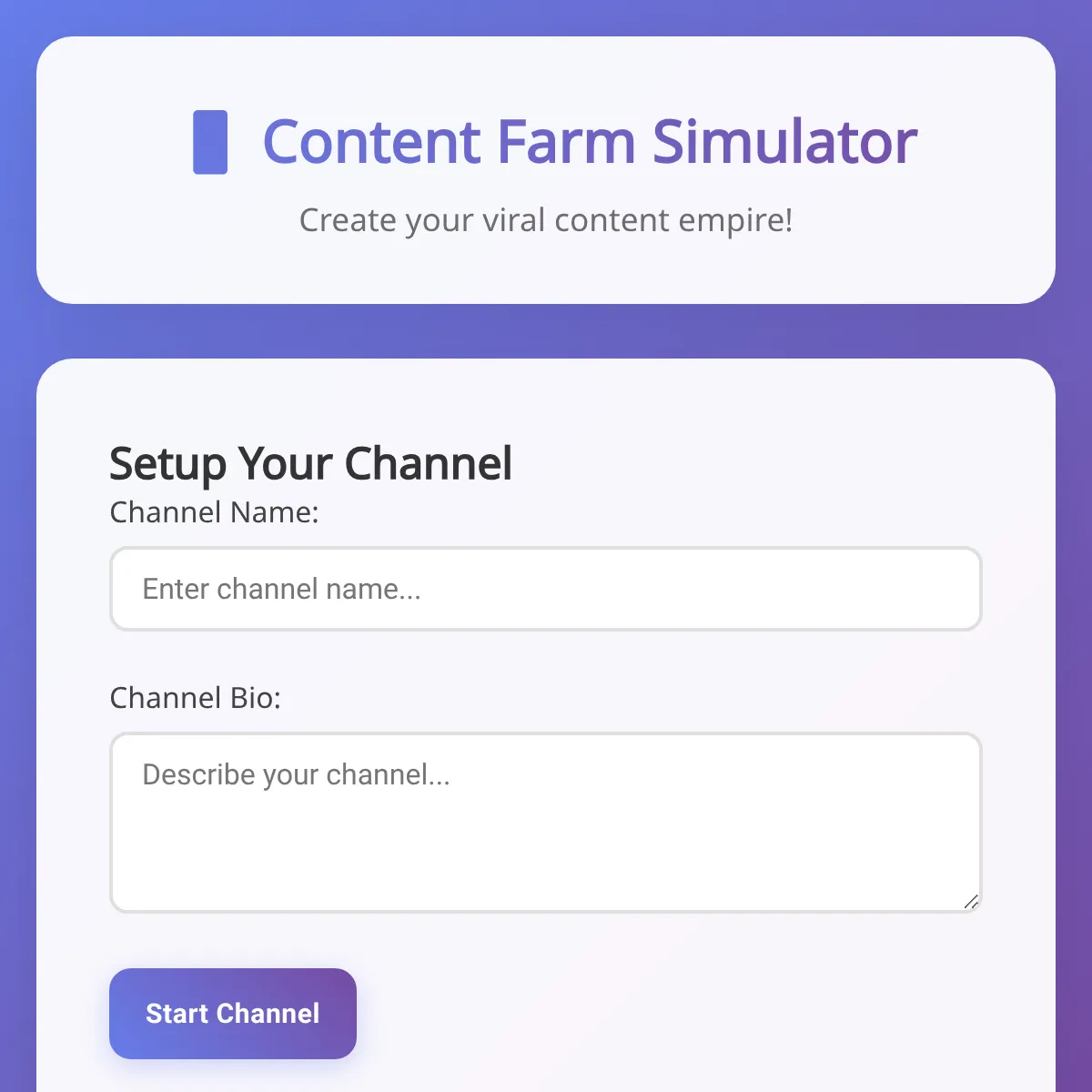 the project is loading