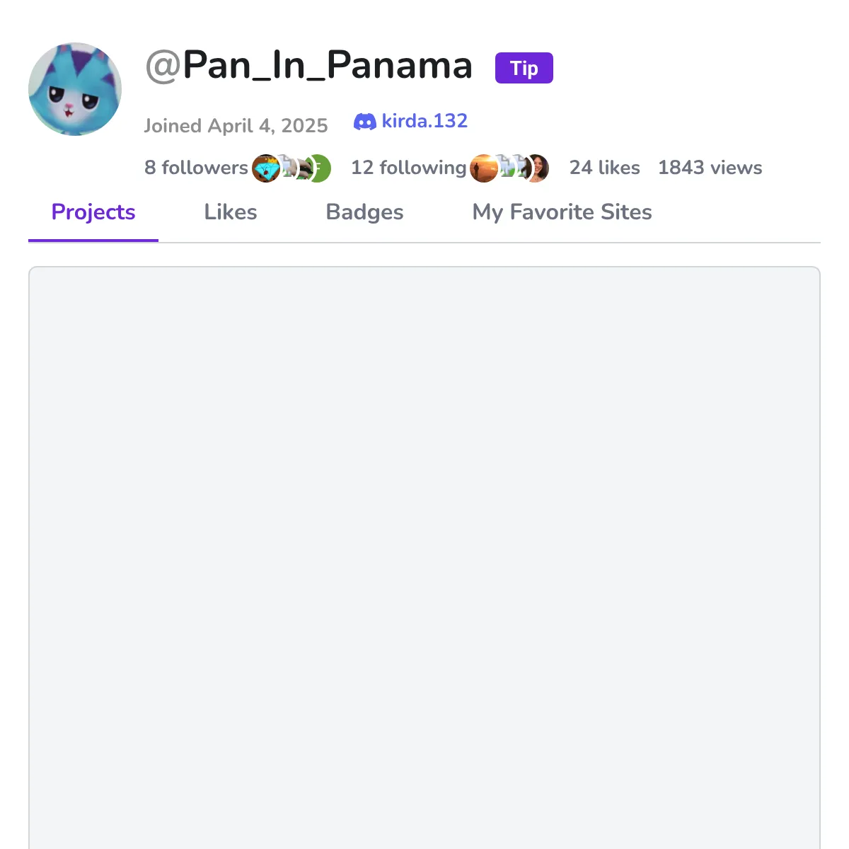 the project is loading