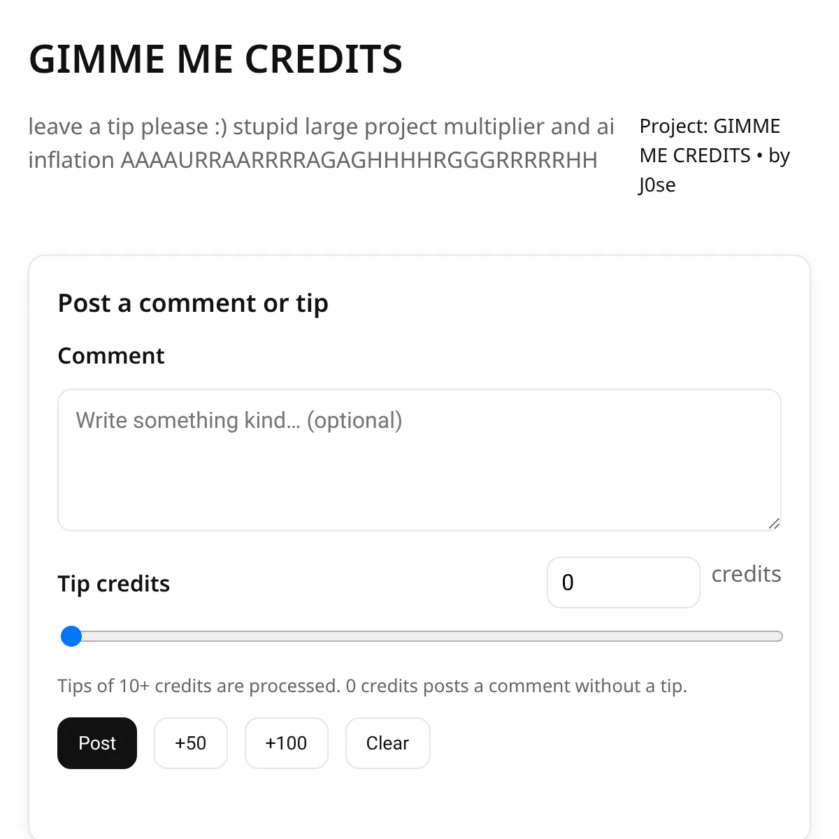 the project is loading