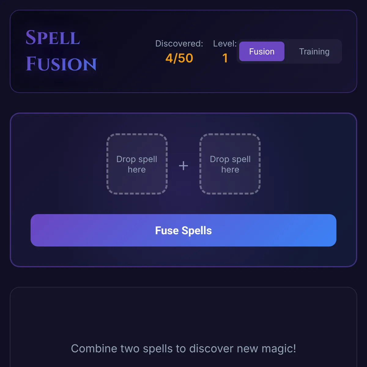 Spell Fusion - Magical Alchemy
