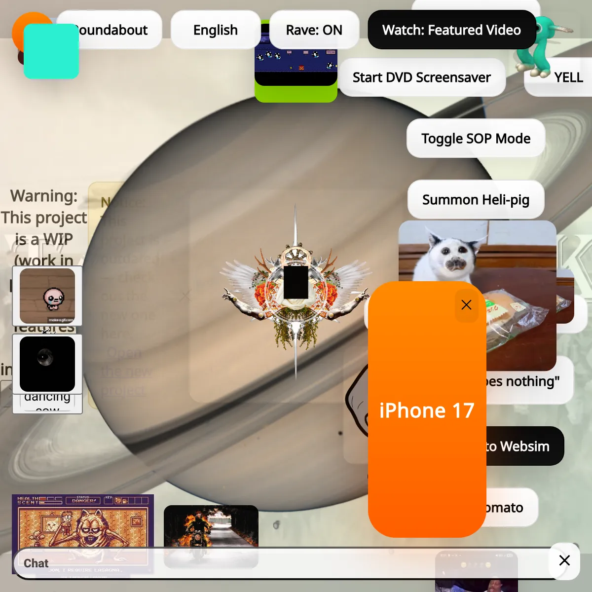 the project is loading