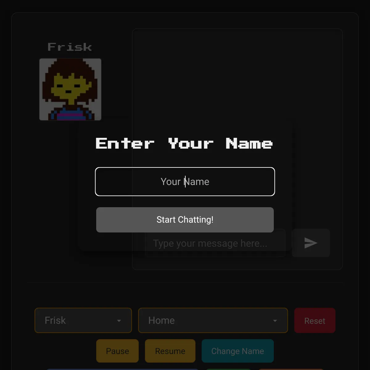 Chat with Undertale