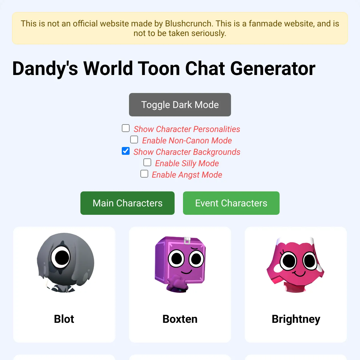 the project is loading