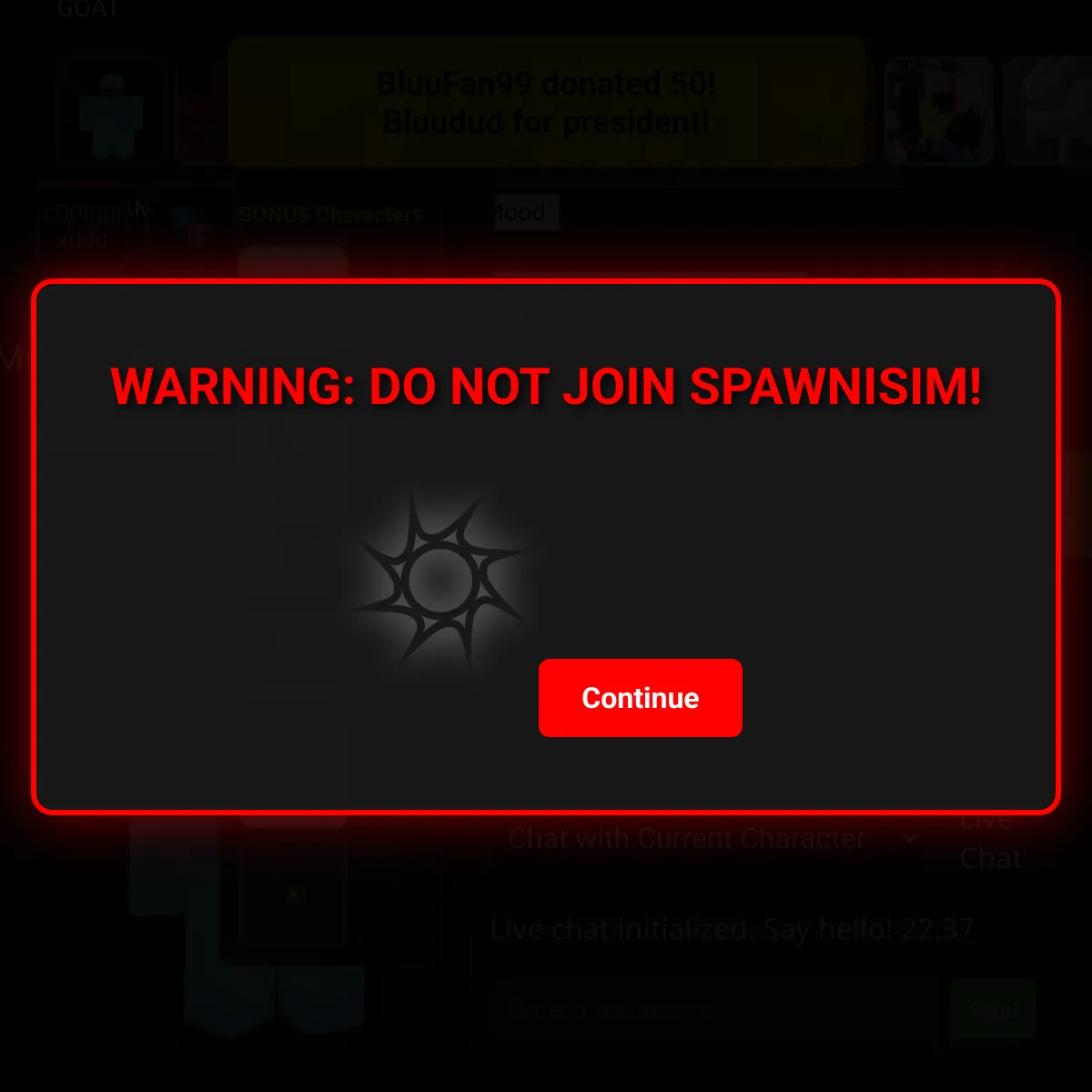 the project is loading