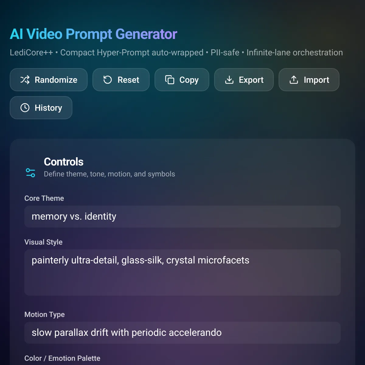 the project is loading