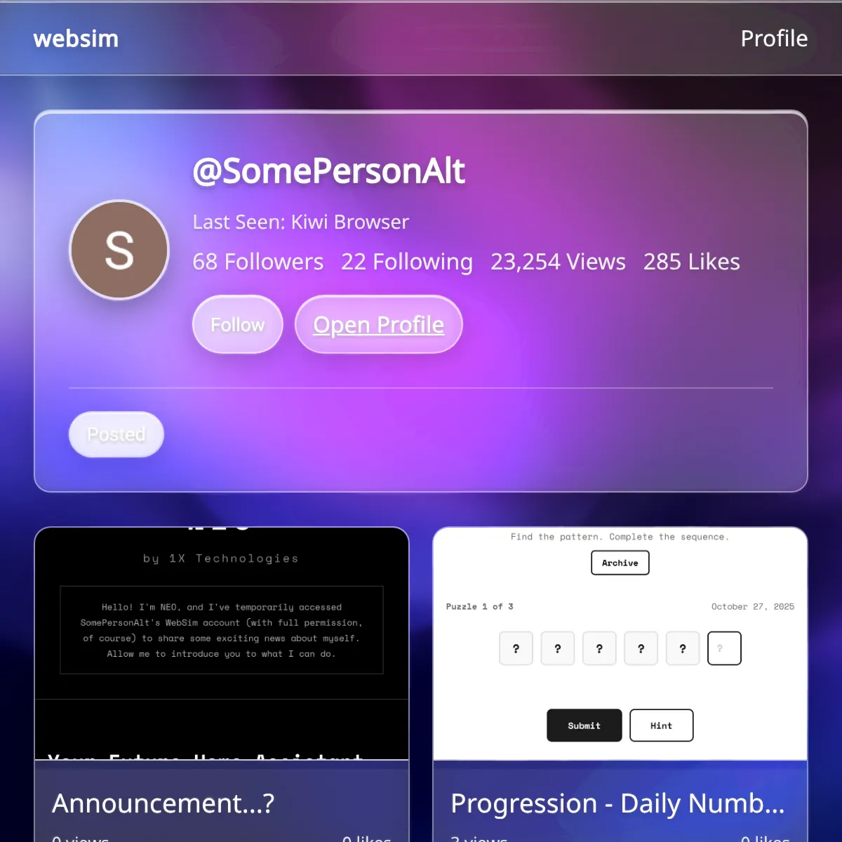 the project is loading