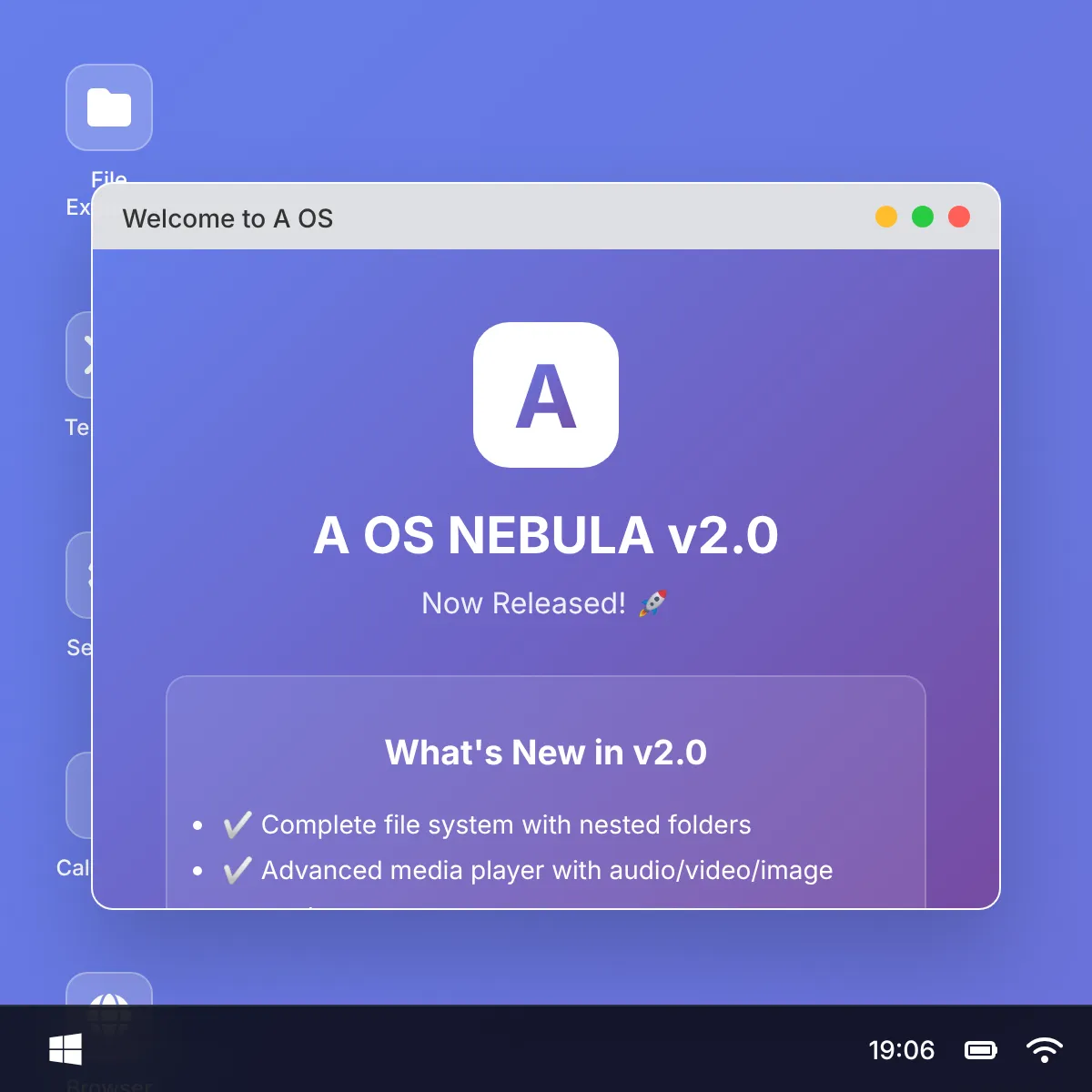 A OS - Web Operating System