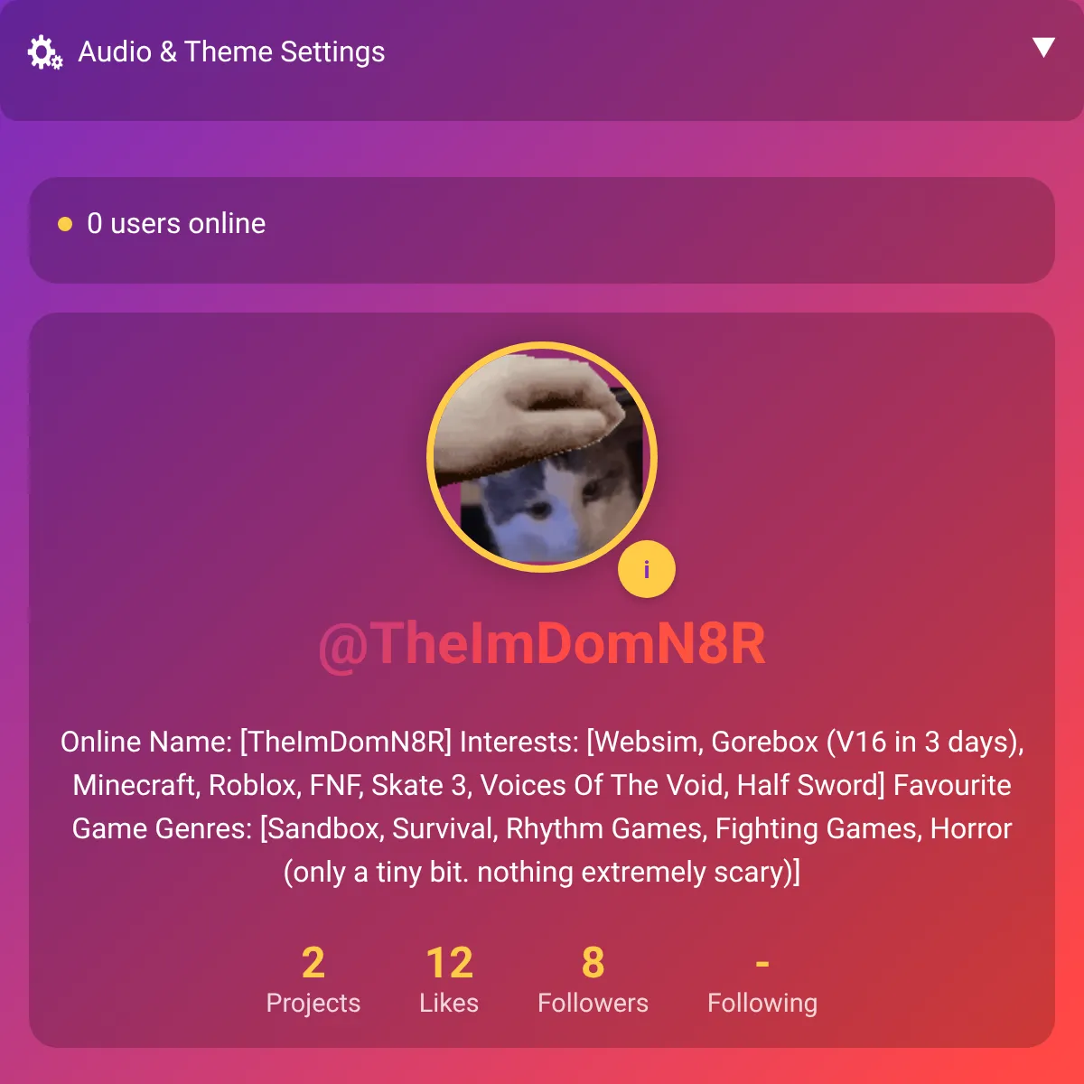 the project is loading