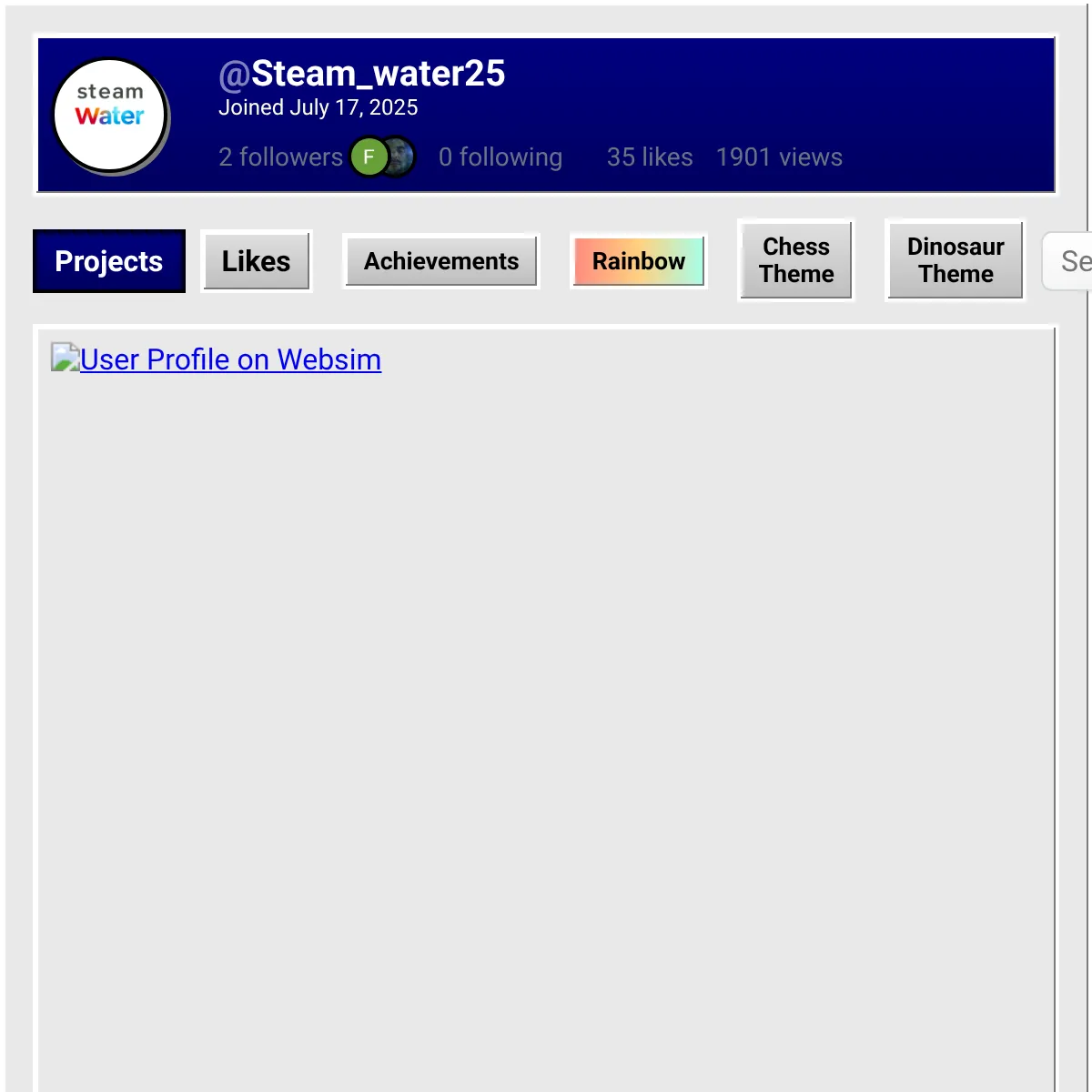 the project is loading