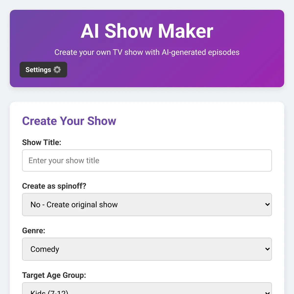 the project is loading