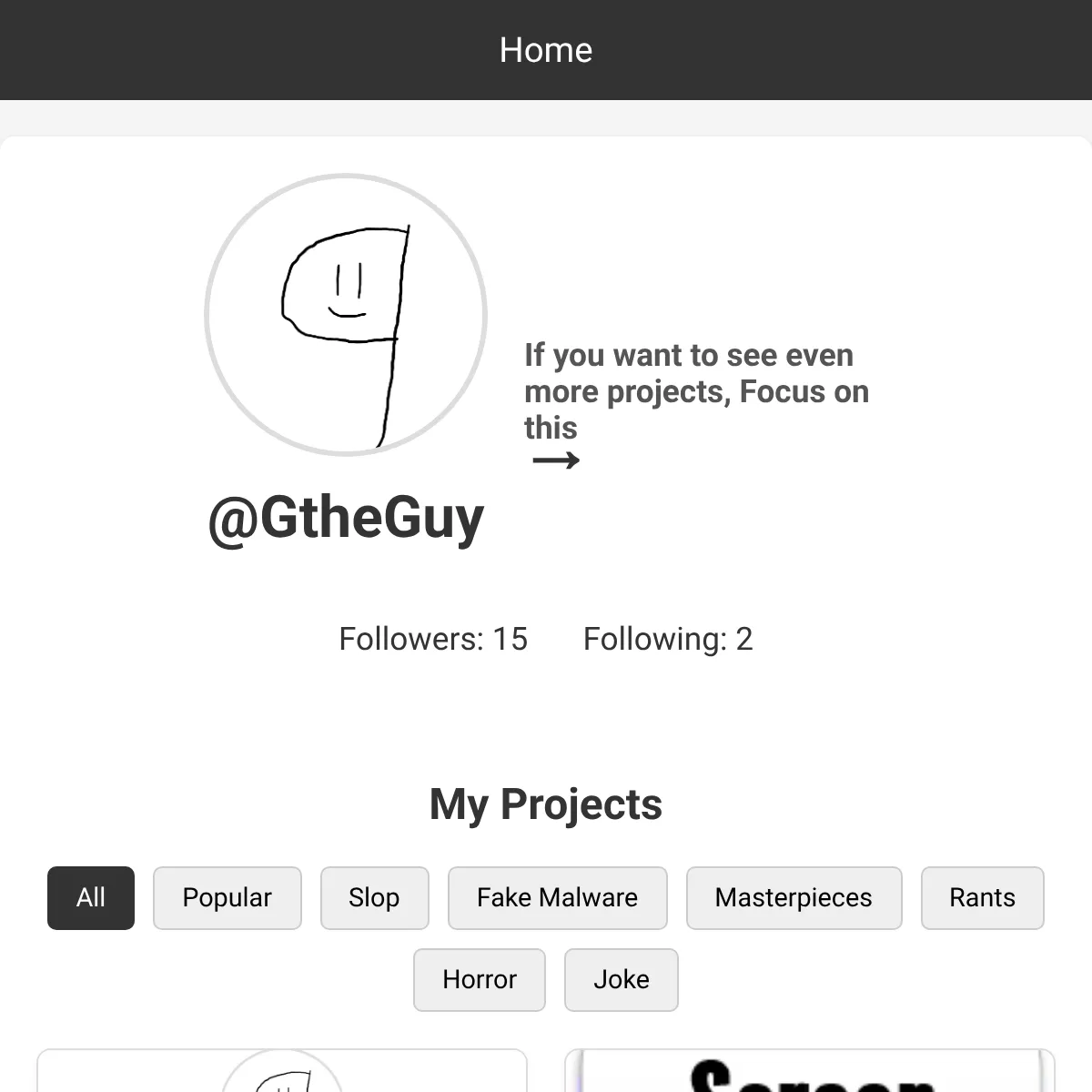 the project is loading