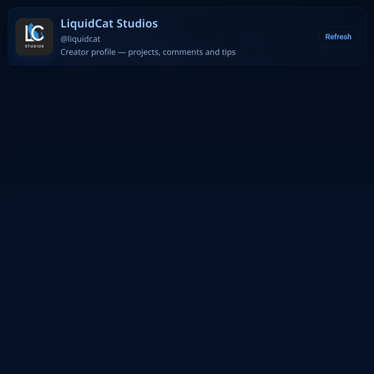 the project is loading