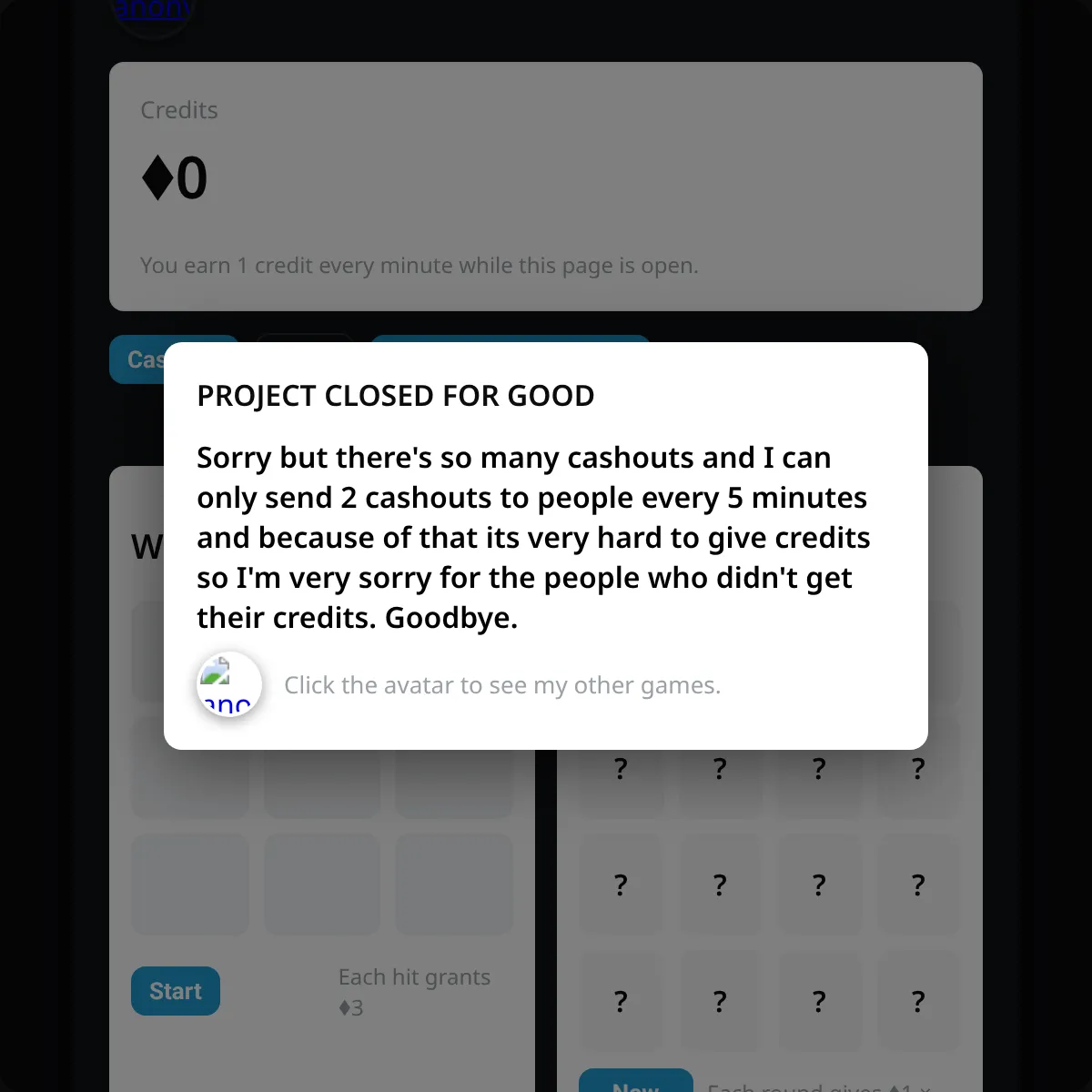 the project is loading