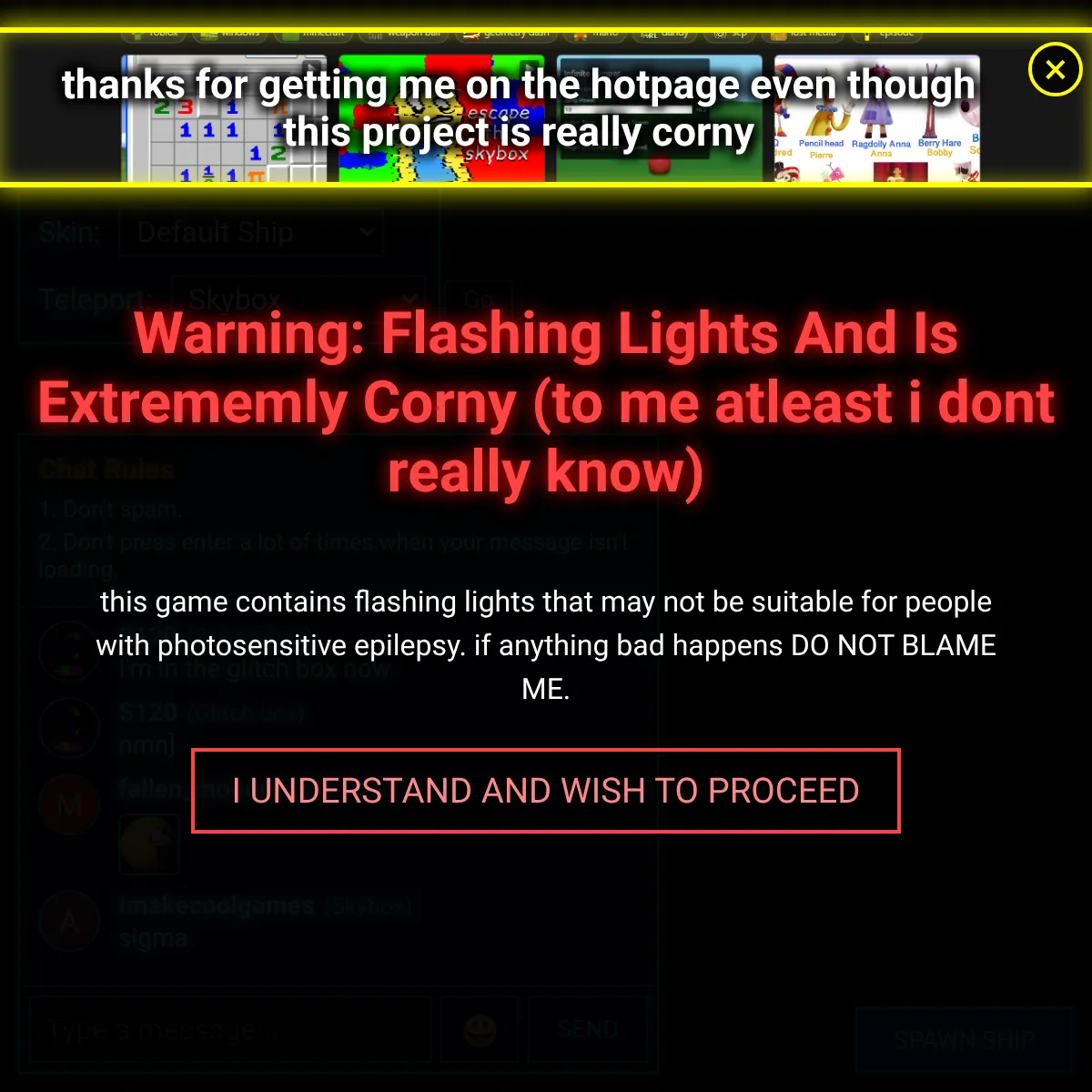 the project is loading