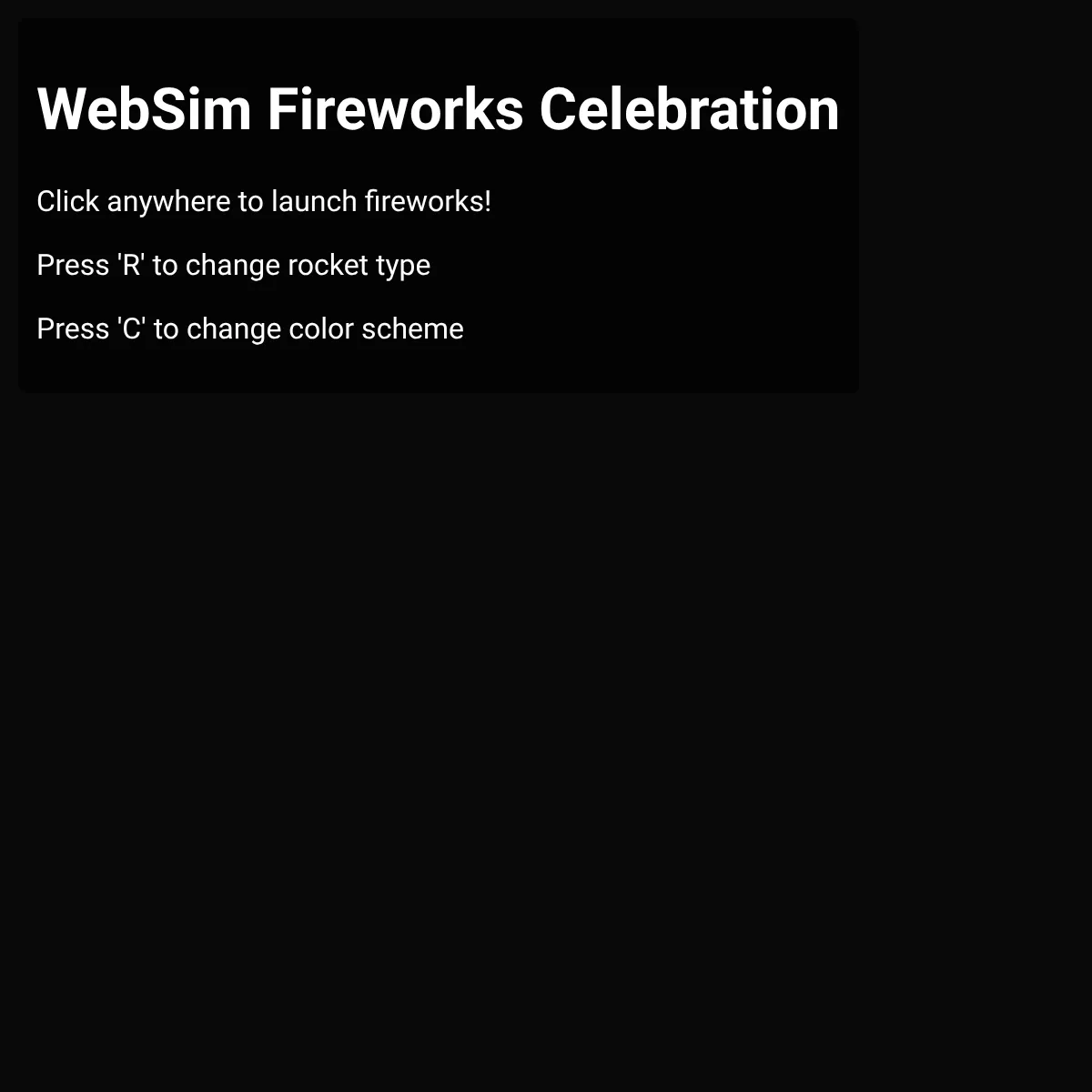 the project is loading