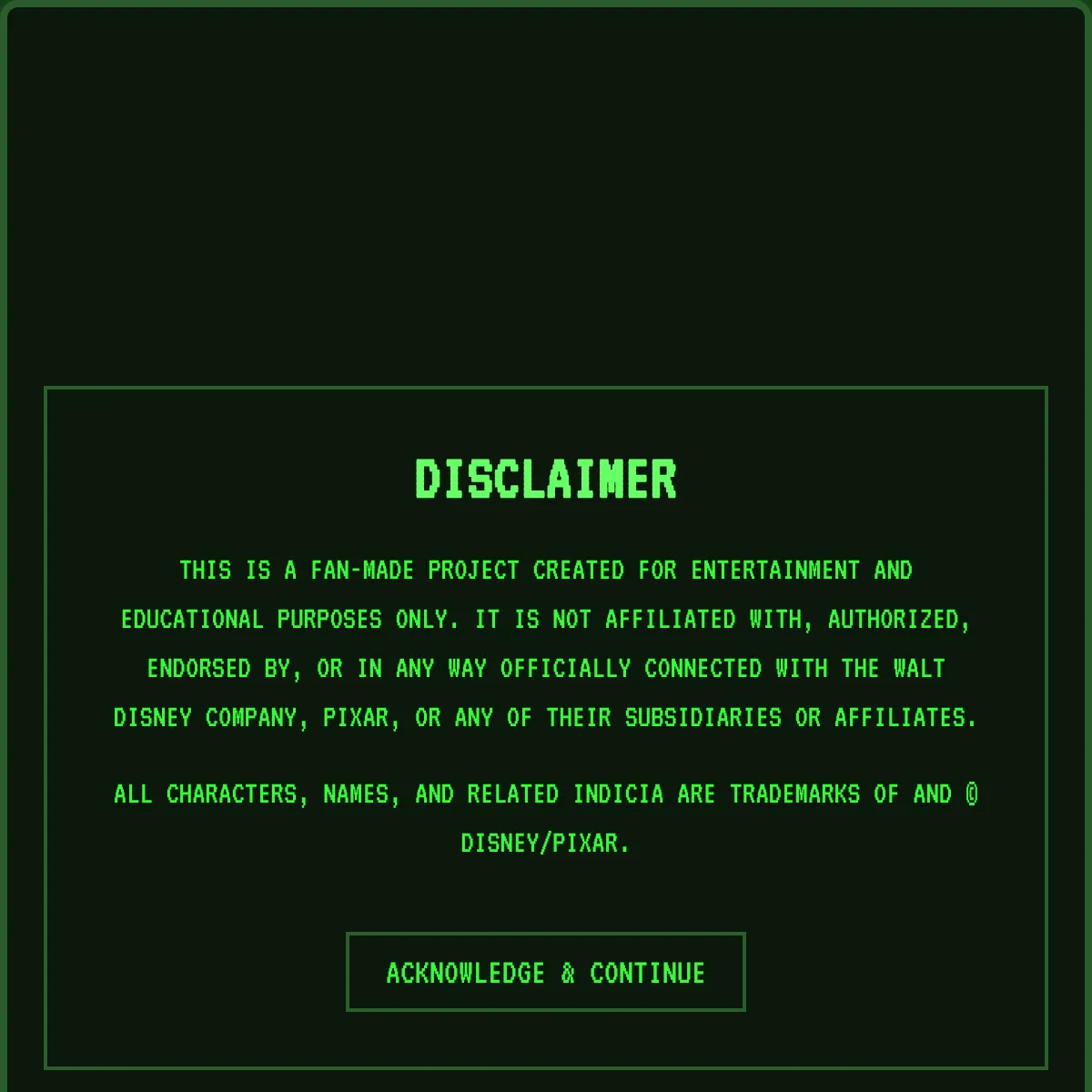 the project is loading