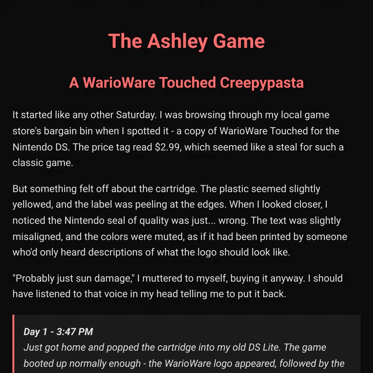 the project is loading