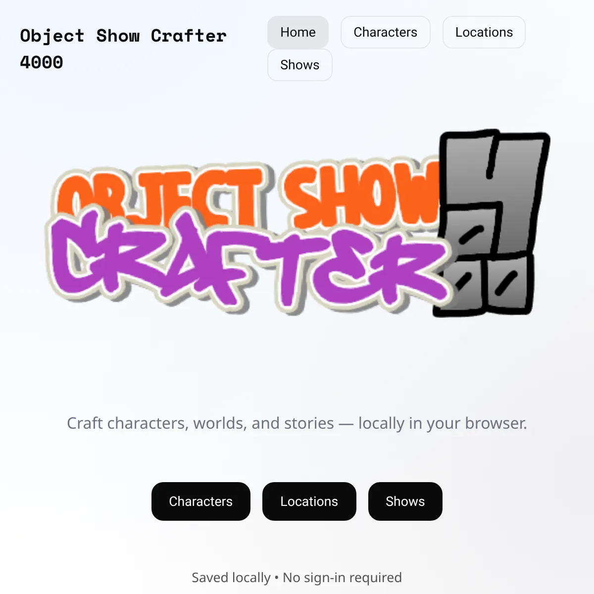 Object Show Crafter 4000
