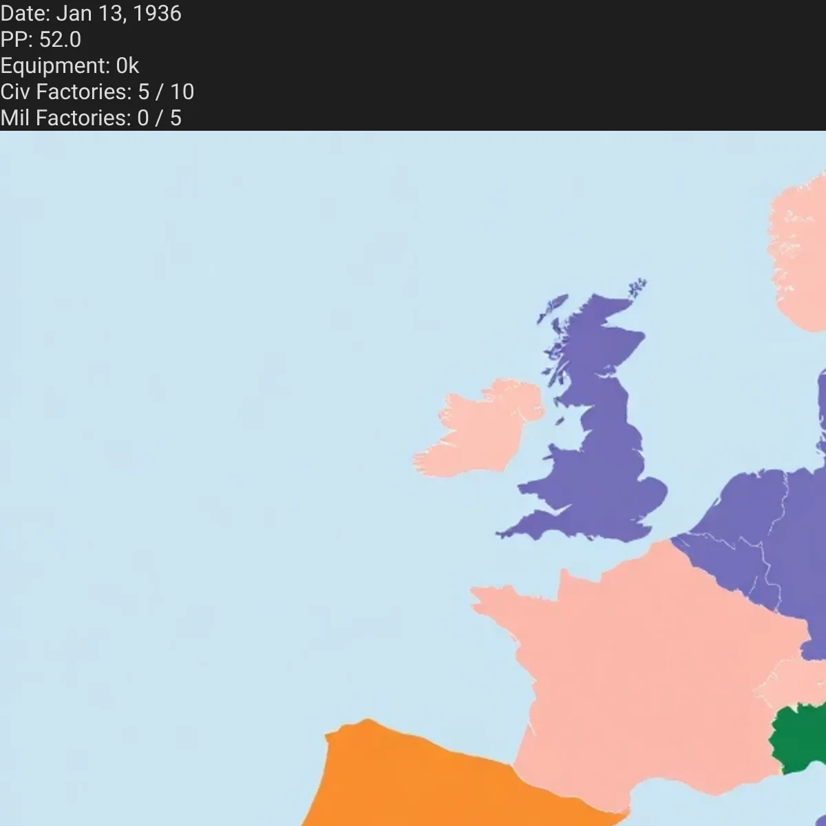 the project is loading