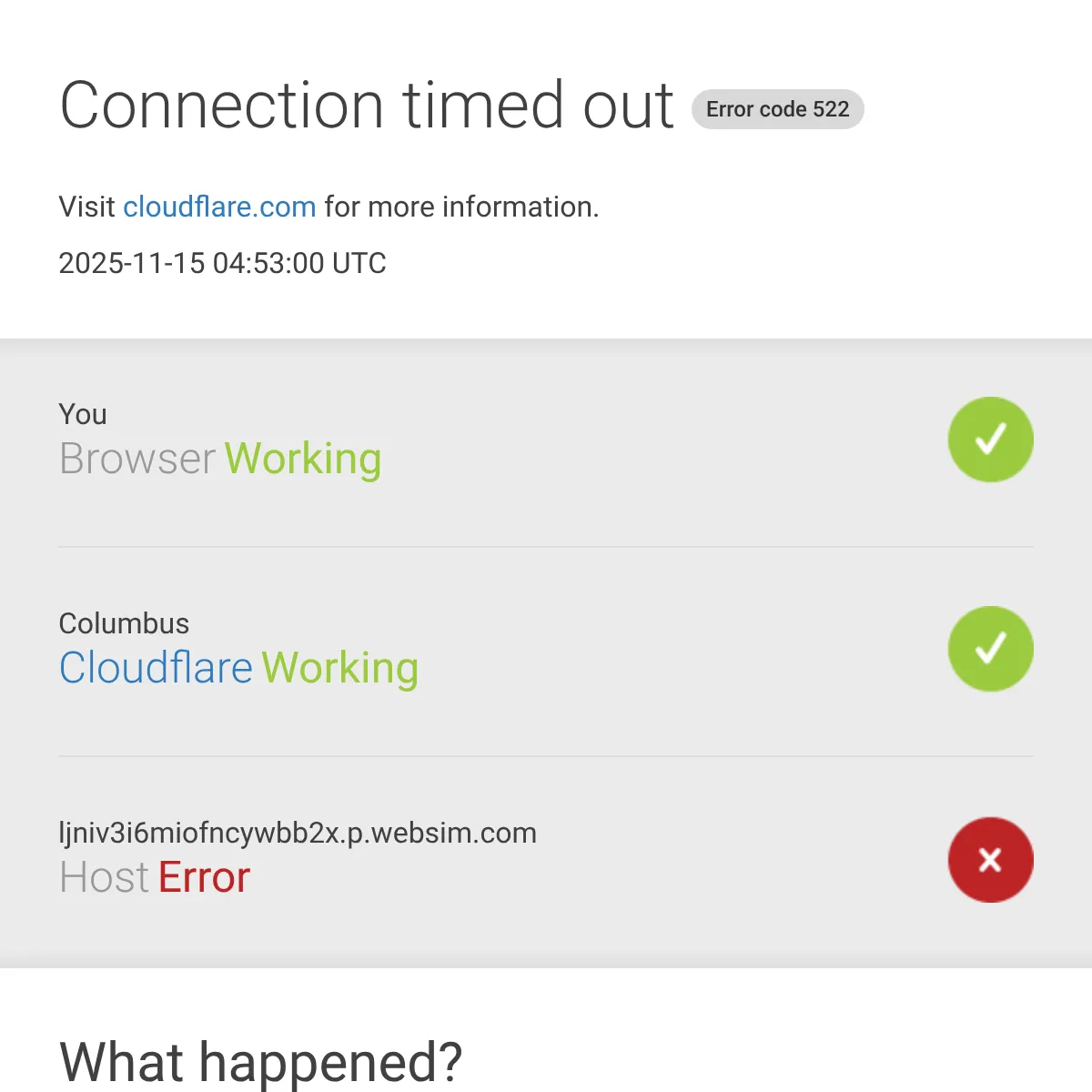 the project is loading