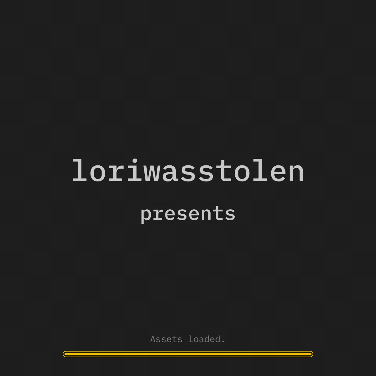 the project is loading