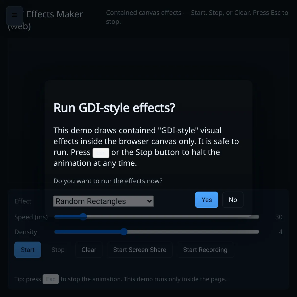 the project is loading