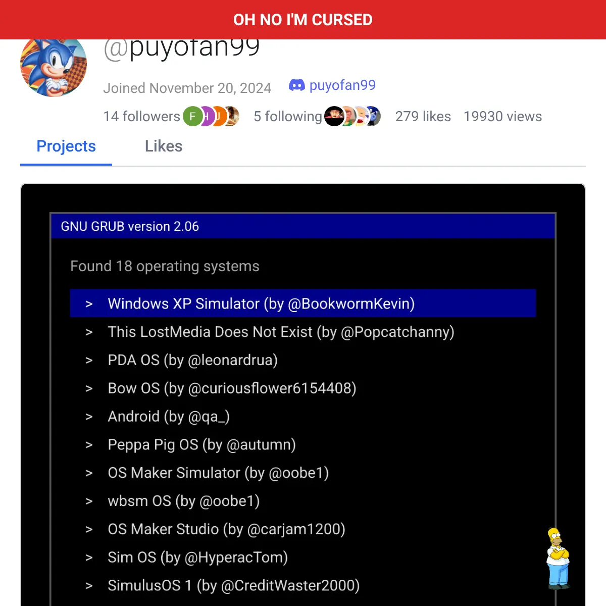 the project is loading