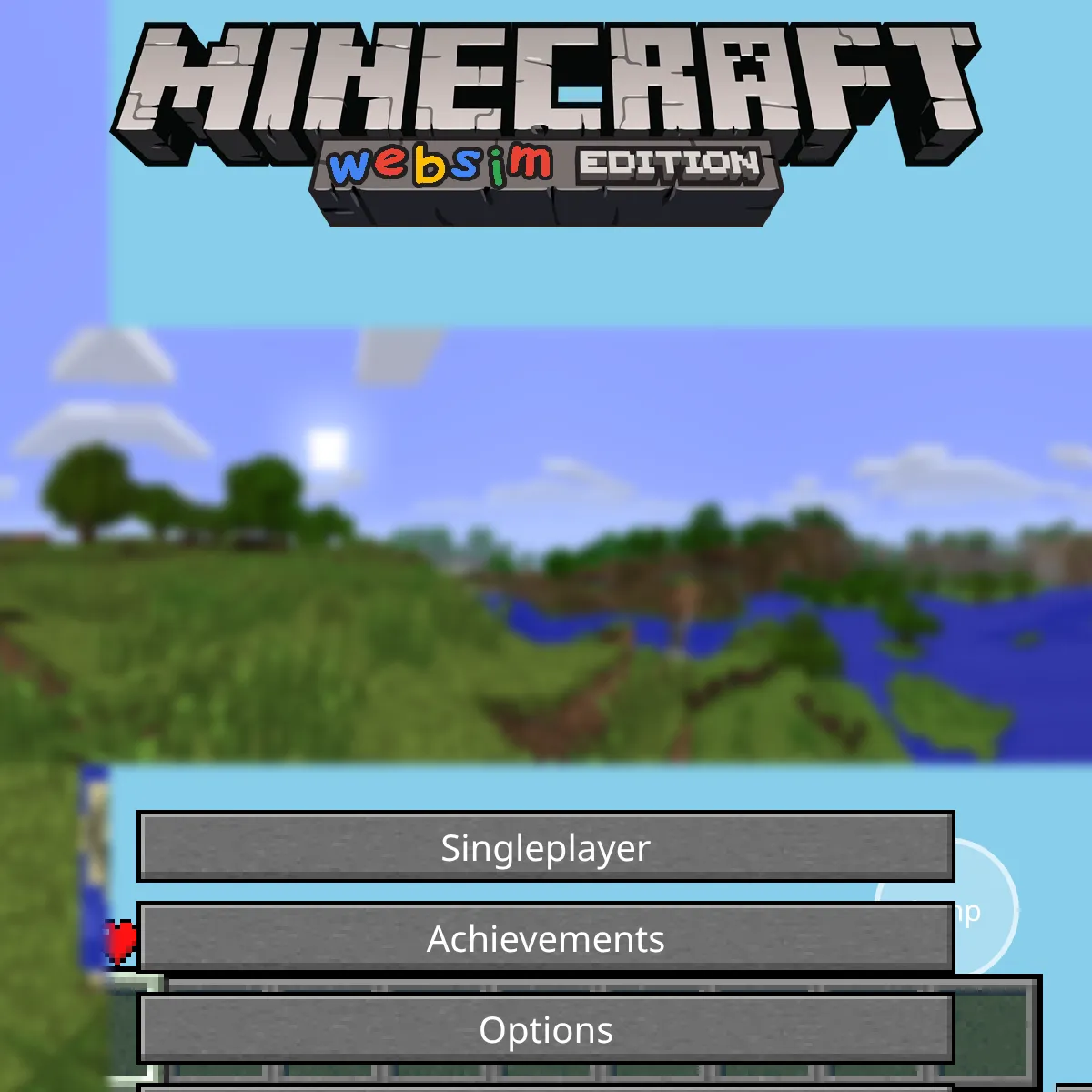 Minecraft: Websim Edition