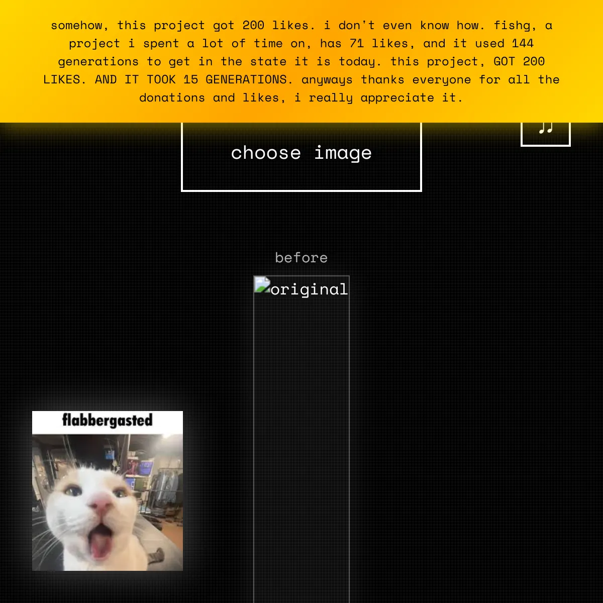 the project is loading