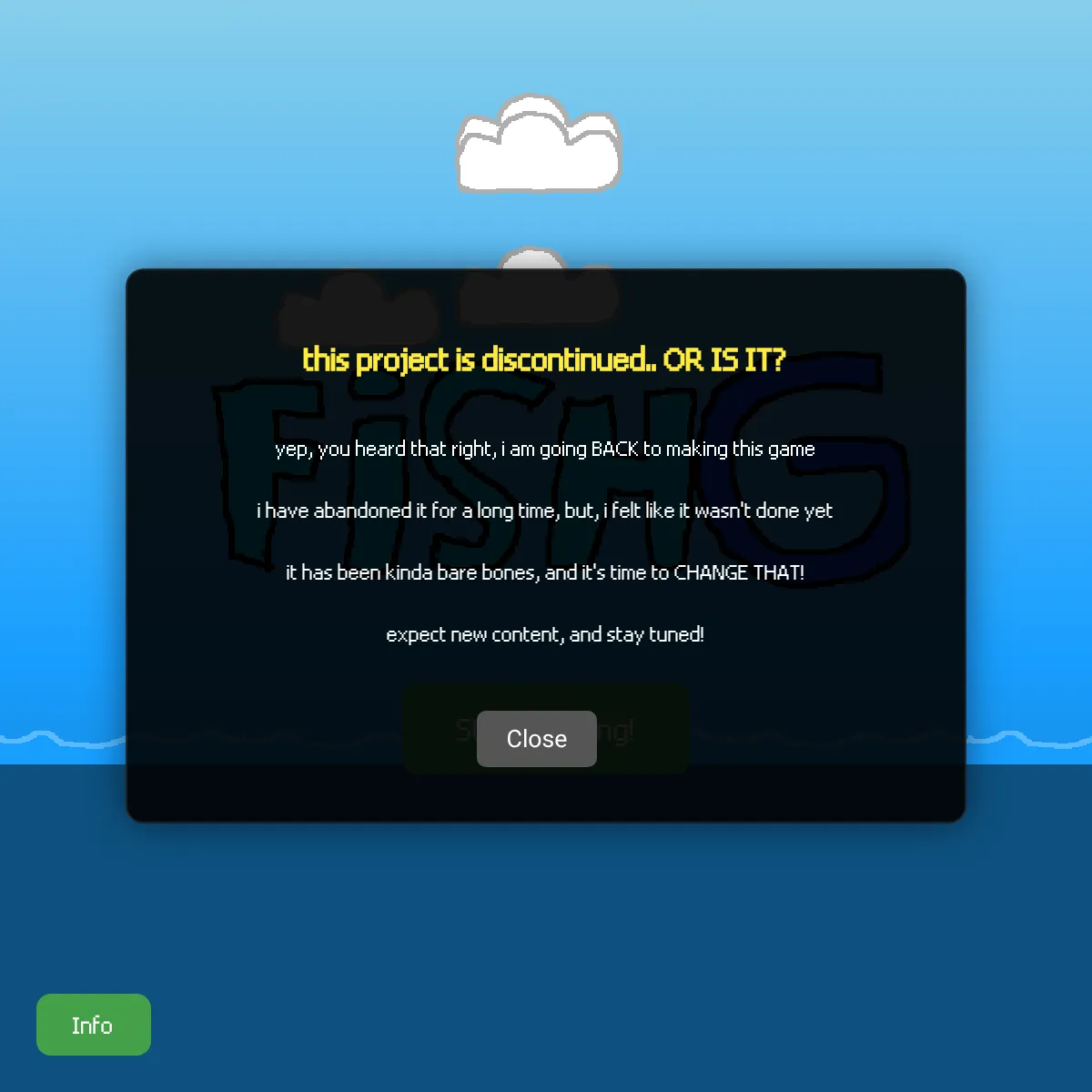 the project is loading