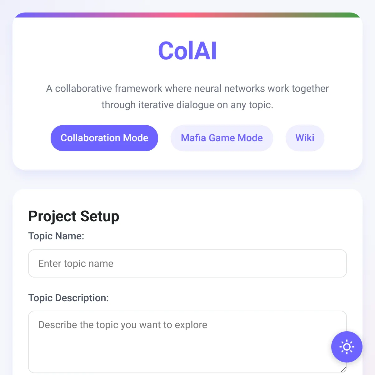 the project is loading