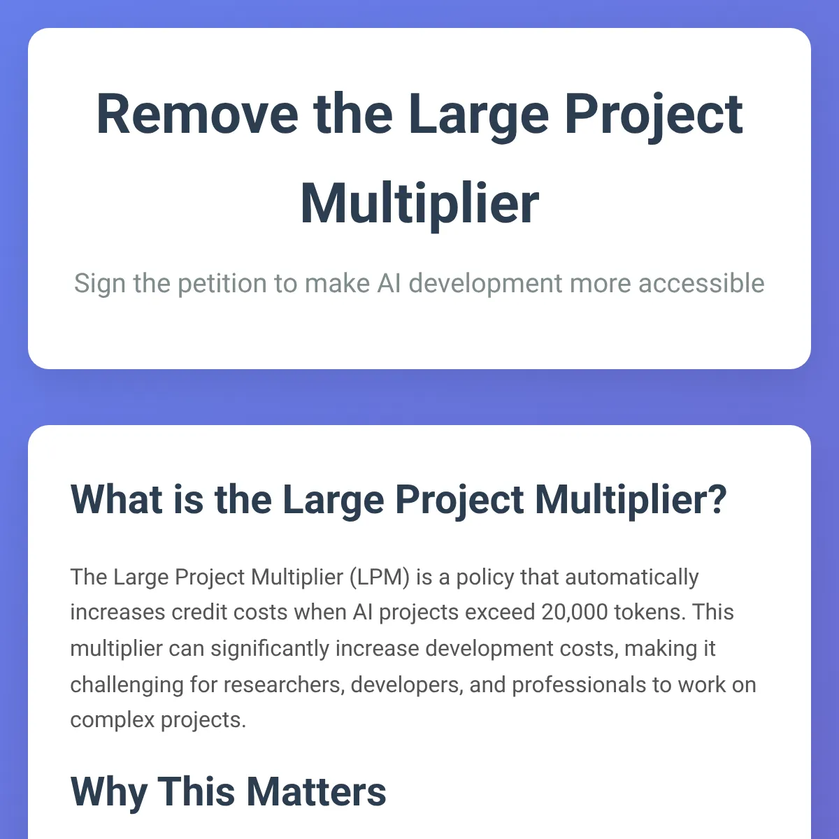 the project is loading