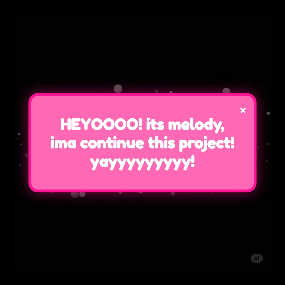 the project is loading