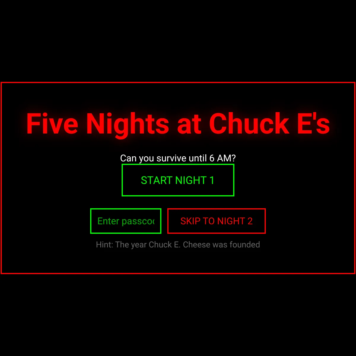 the project is loading