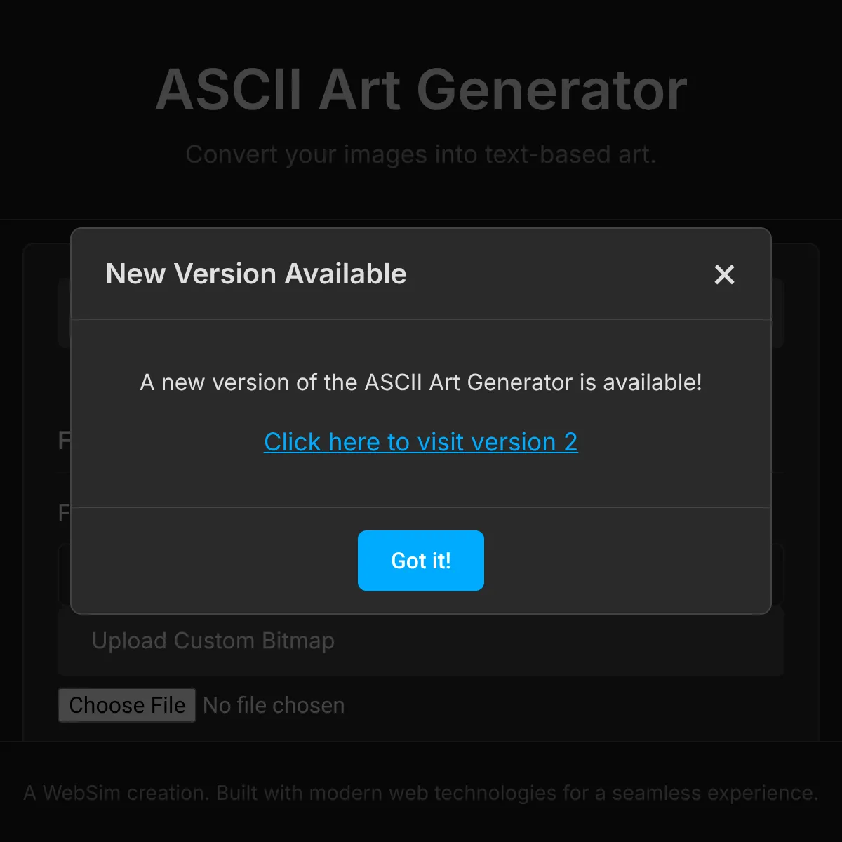 the project is loading