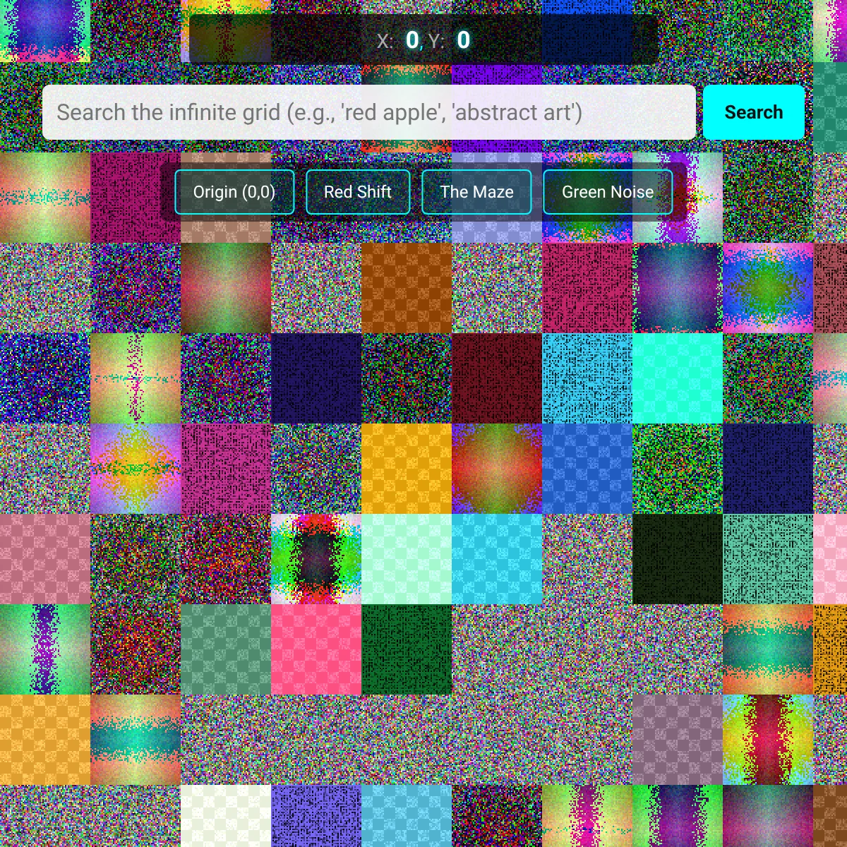 The Infinite PNG Grid