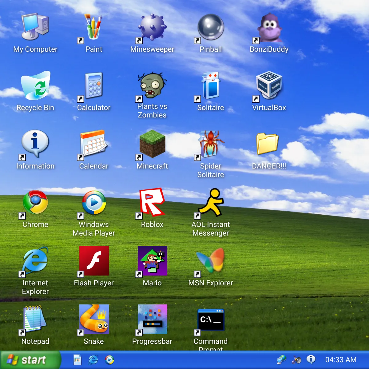 Windows XP Simulator with AI Internet