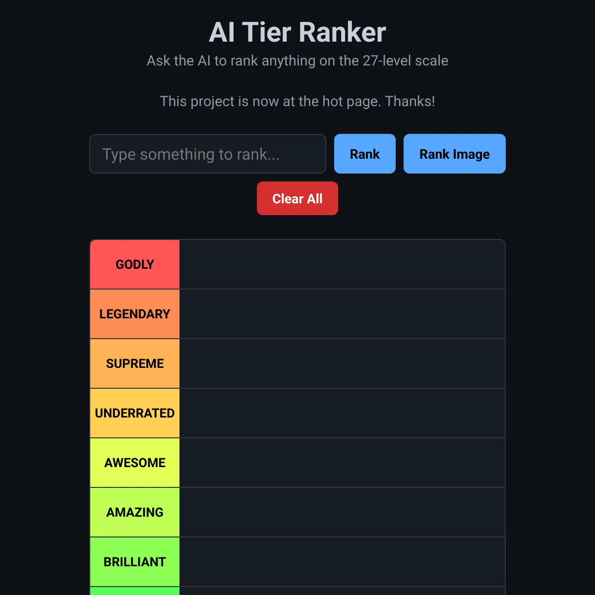 the project is loading