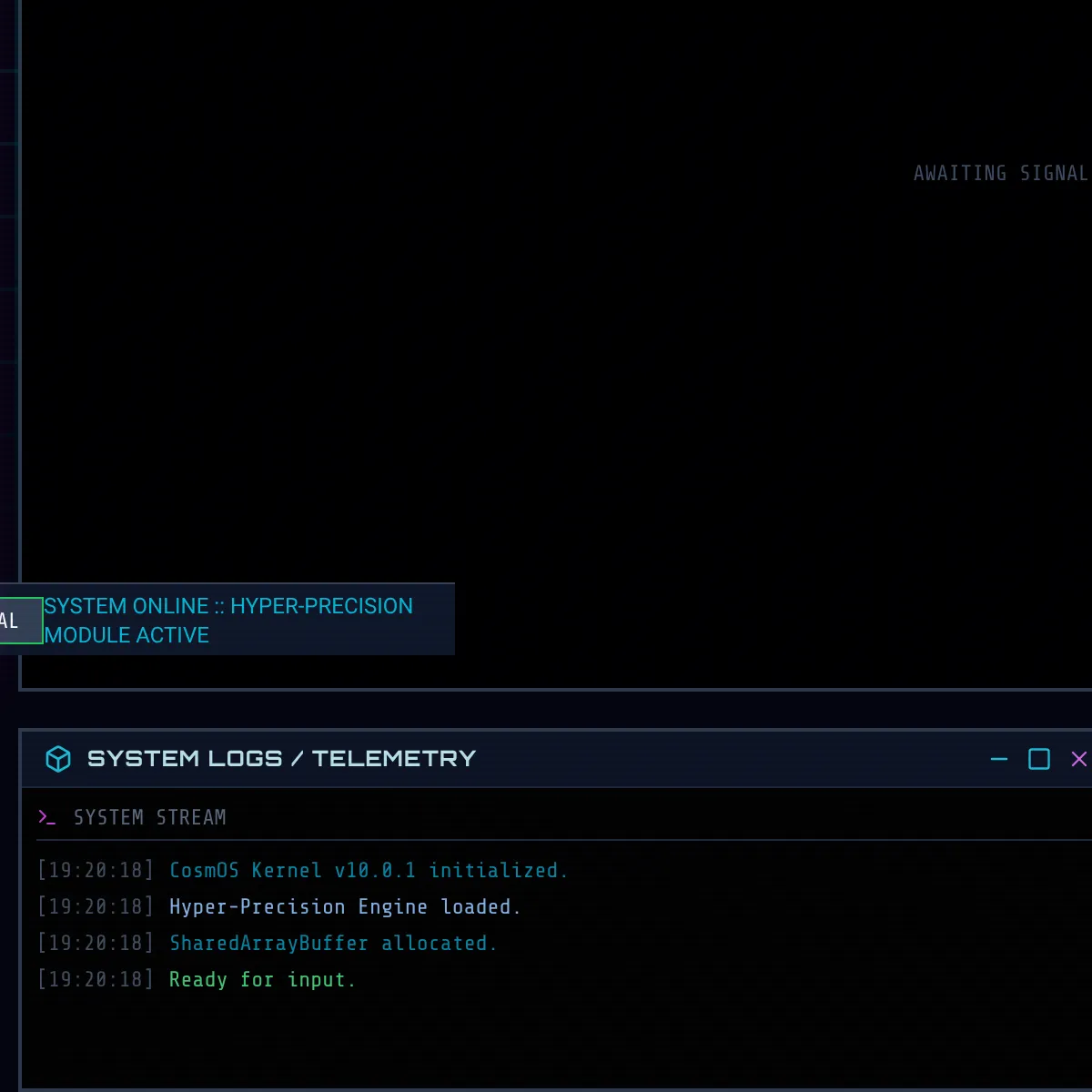the project is loading
