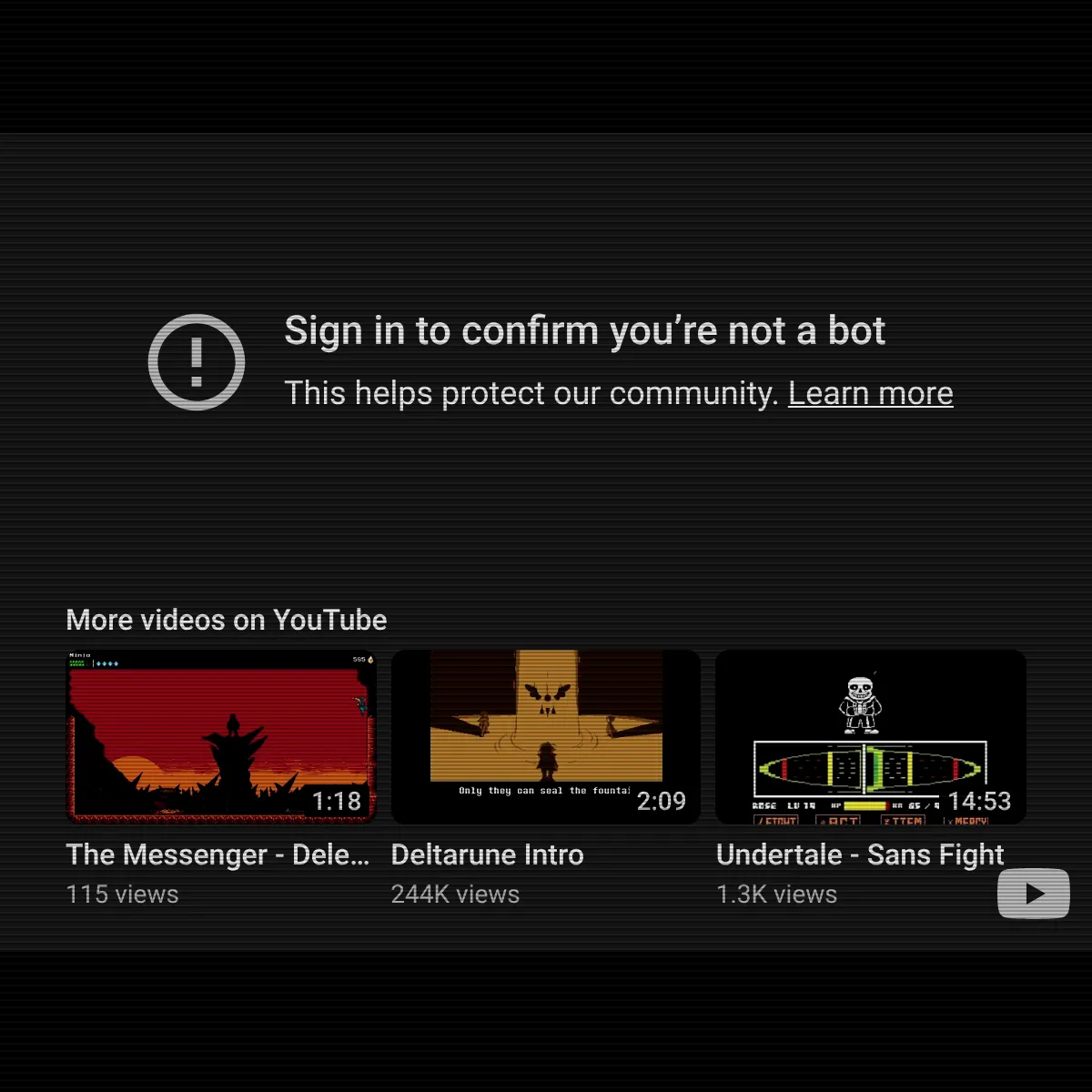 the project is loading