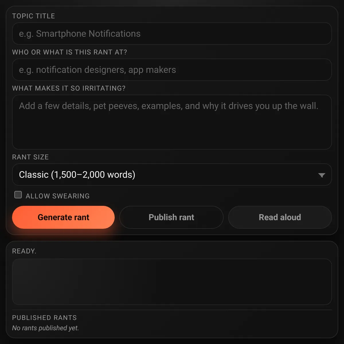 the project is loading