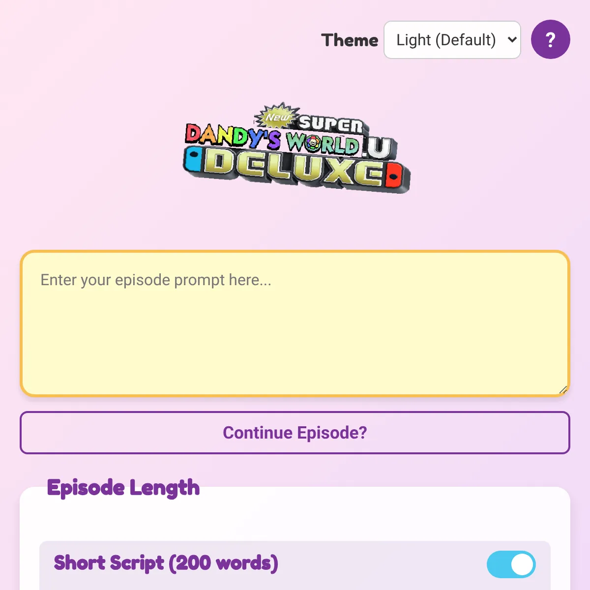 the project is loading