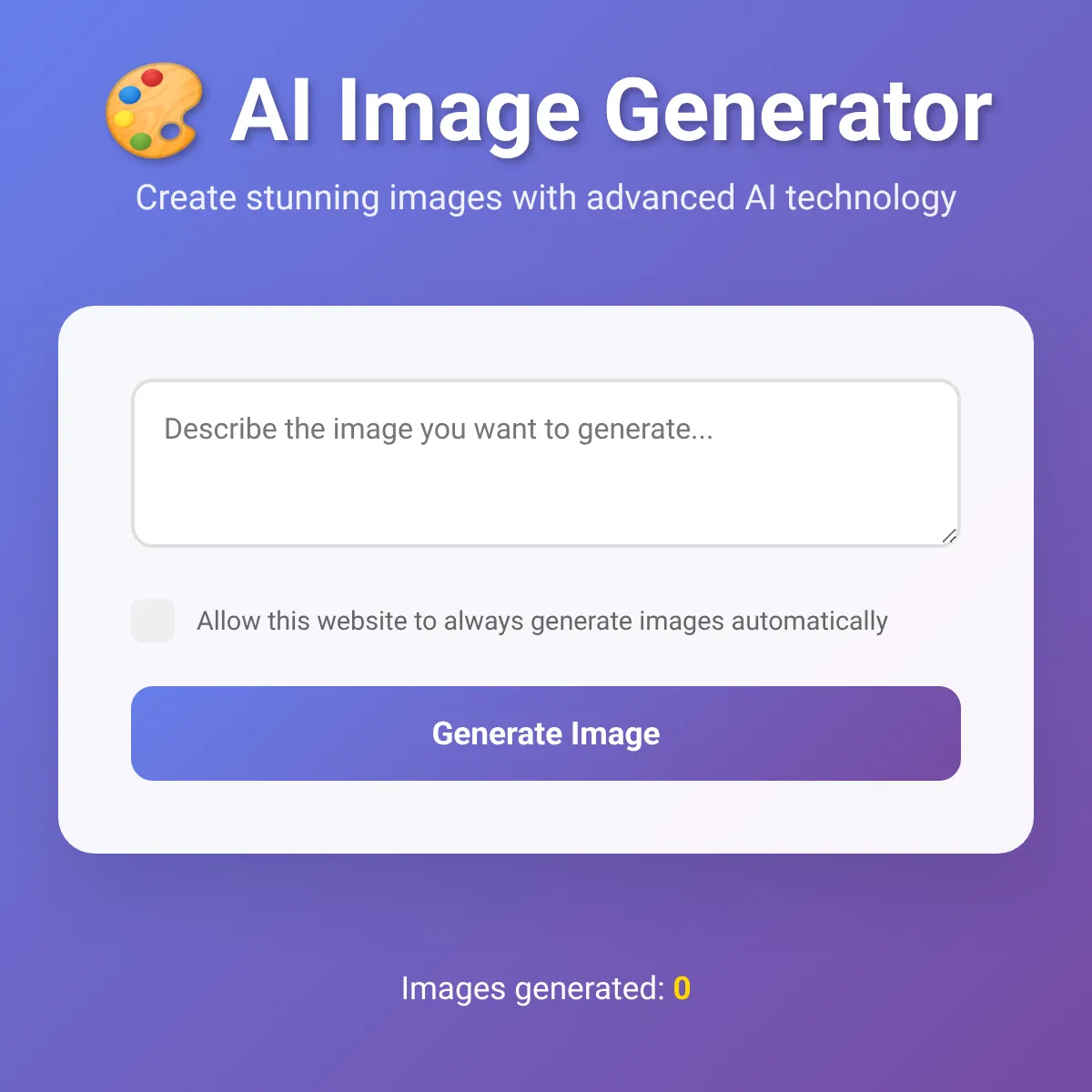 the project is loading
