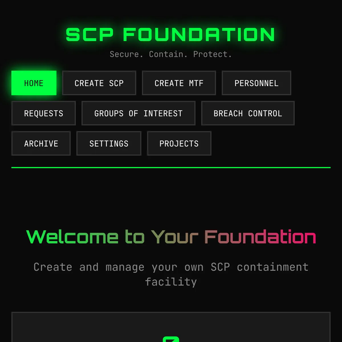 the project is loading